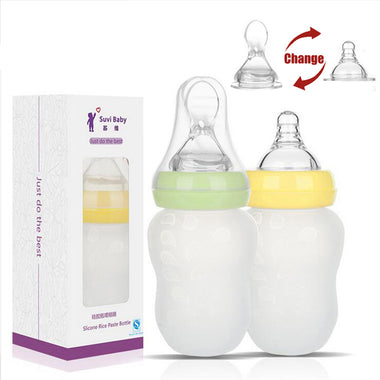 Spoon Silicone Baby Feeding Cup
