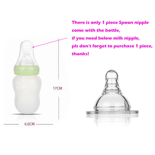 Spoon Silicone Baby Feeding Cup