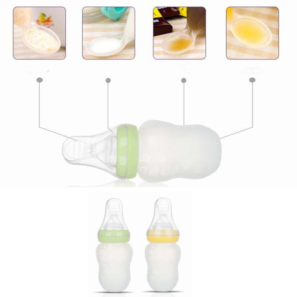 Spoon Silicone Baby Feeding Cup