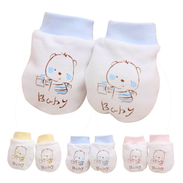 Fashionable Cartoon Baby Mittens