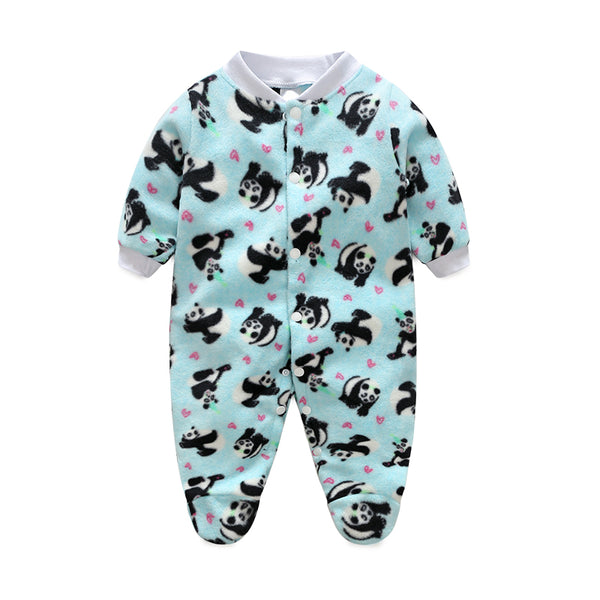 Cartoon Warm Romper