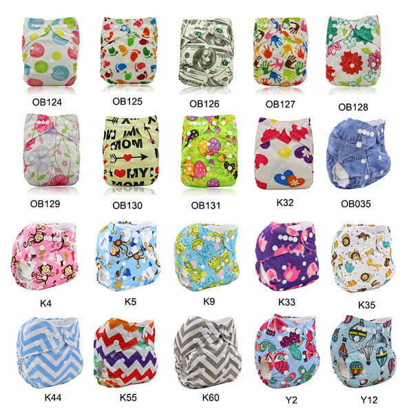 Wrap Cartoon Print Nappy