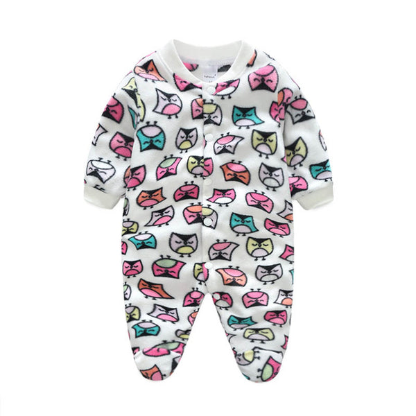 Cartoon Warm Romper