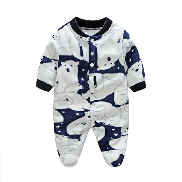 Cartoon Warm Romper
