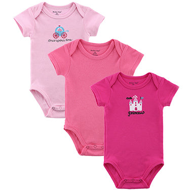 Cute Pink Print Rompers