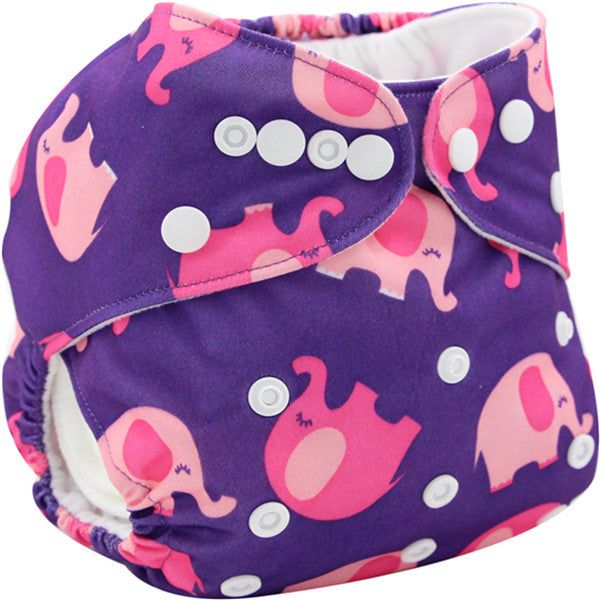 Wrap Cartoon Print Nappy