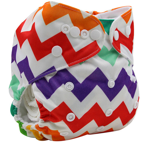 Wrap Cartoon Print Nappy