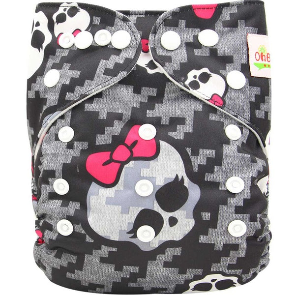 Wrap Cartoon Print Nappy