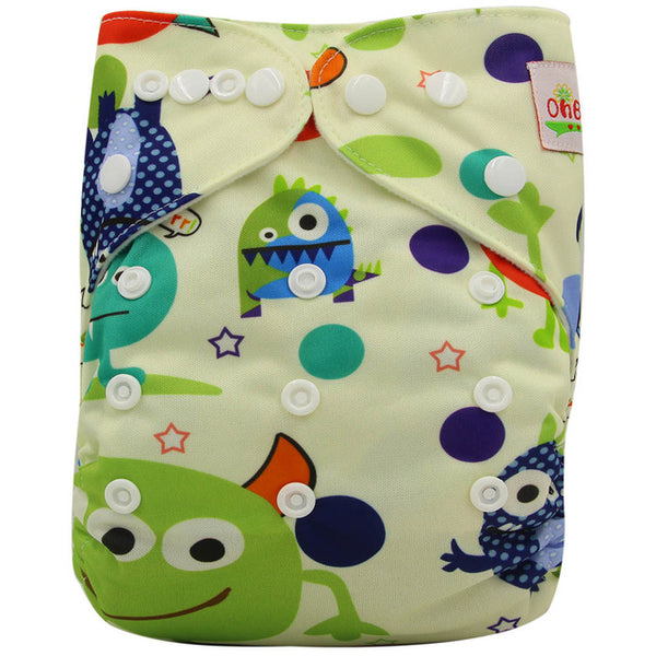 Wrap Cartoon Print Nappy