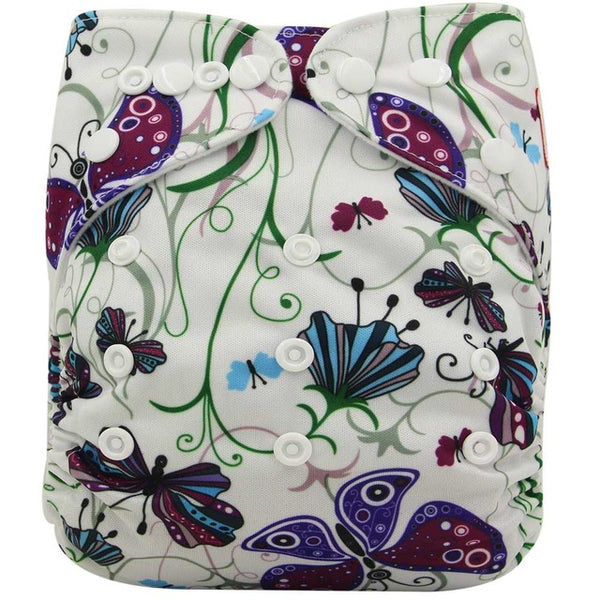 Wrap Cartoon Print Nappy