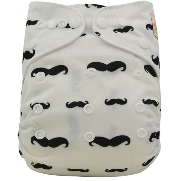 Wrap Cartoon Print Nappy