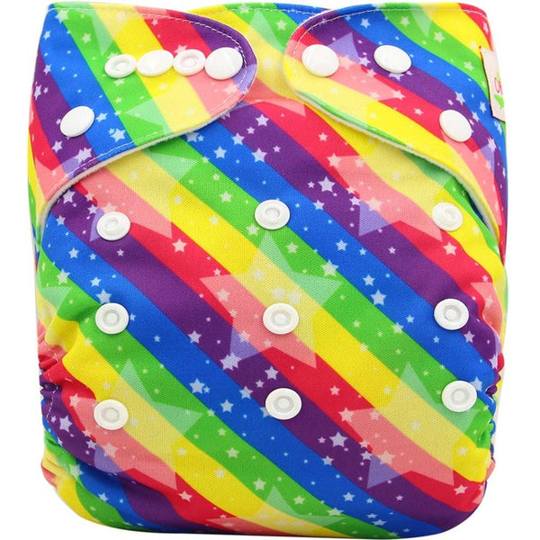 Wrap Cartoon Print Nappy