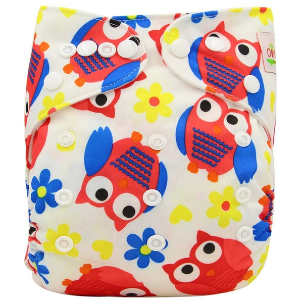 Wrap Cartoon Print Nappy