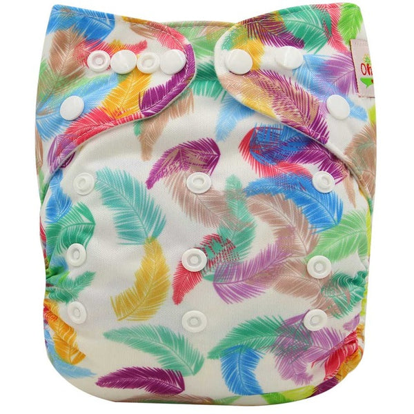 Wrap Cartoon Print Nappy