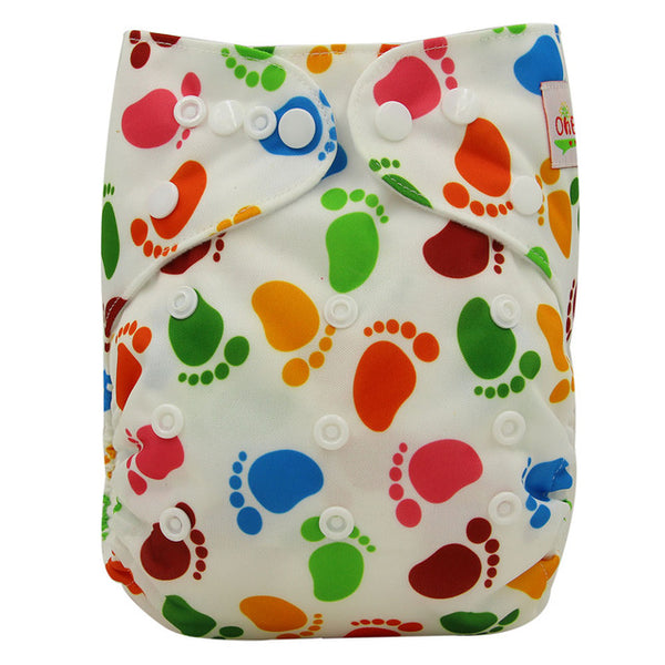 Wrap Cartoon Print Nappy