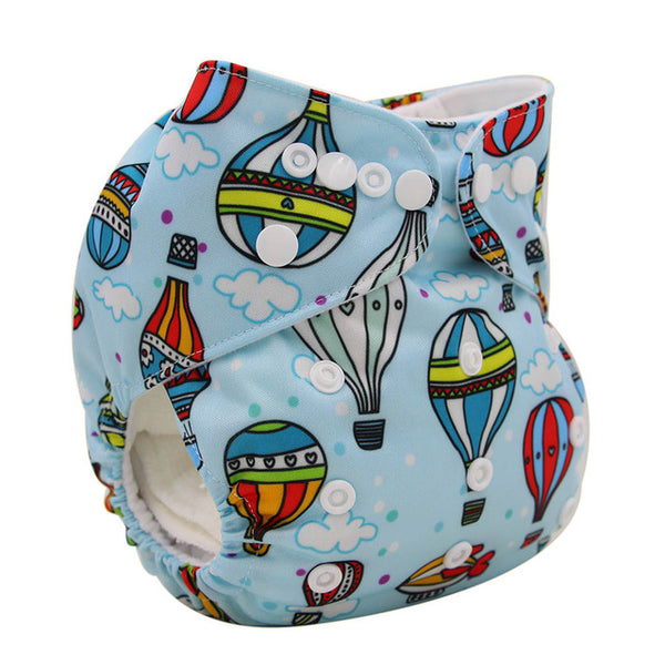 Wrap Cartoon Print Nappy